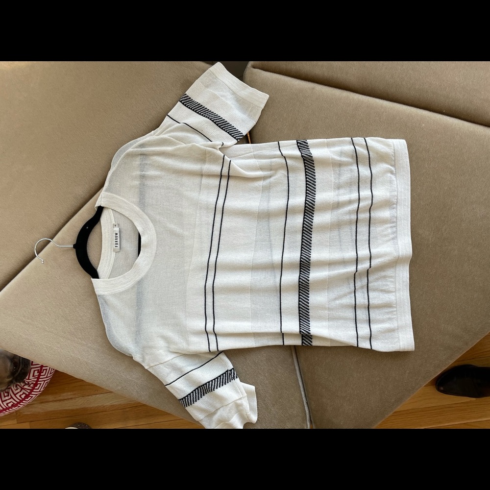 Farrow - See Through Striped atop